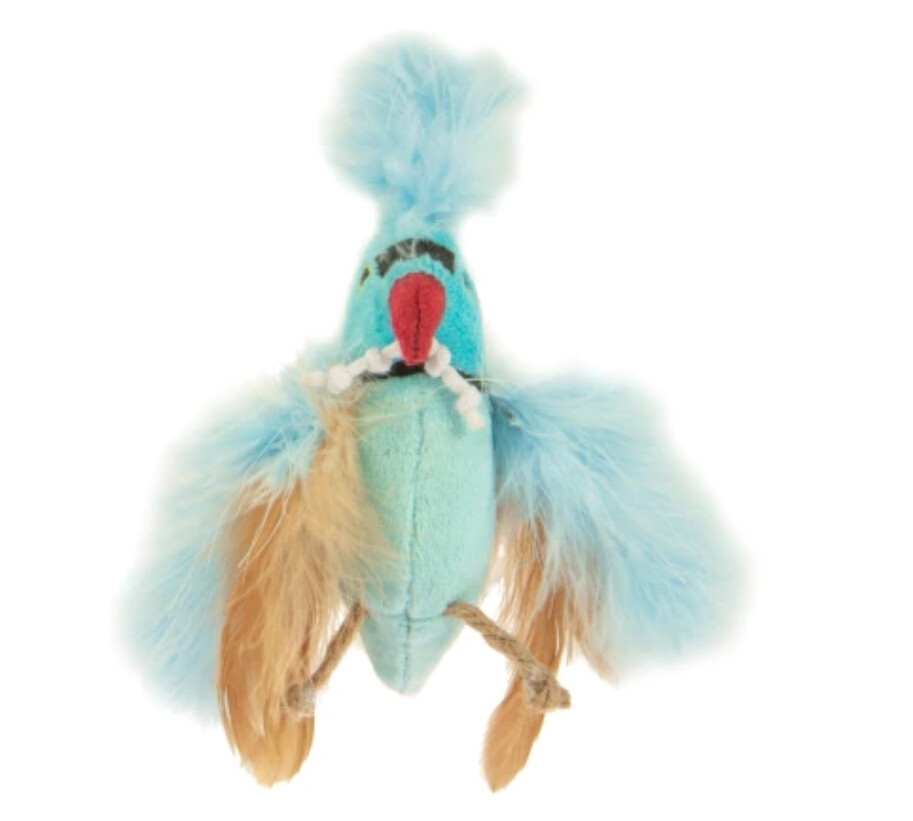 Blue Parrot Cat Toy