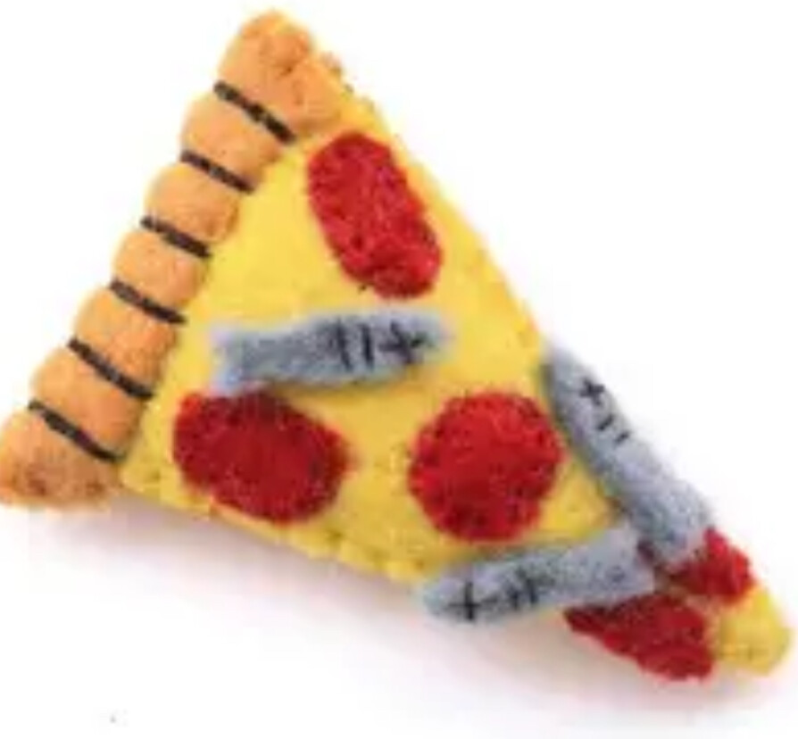 Felt Pizza Cat Toy 