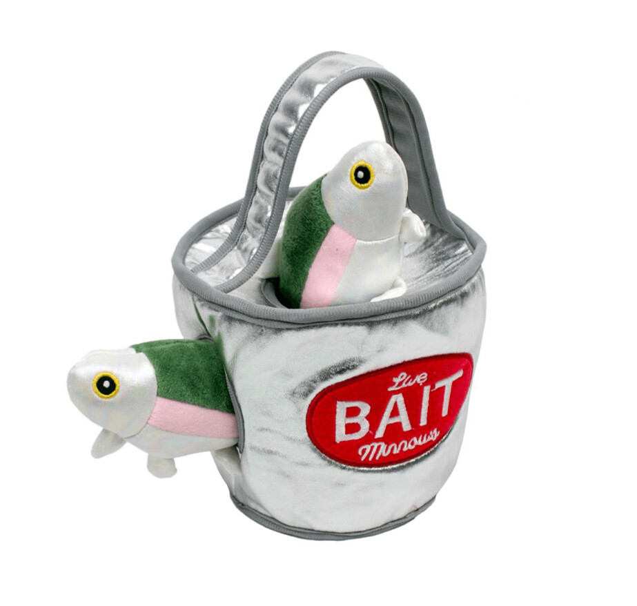 Bait Bucket with Fish - Hide & Seek Toy