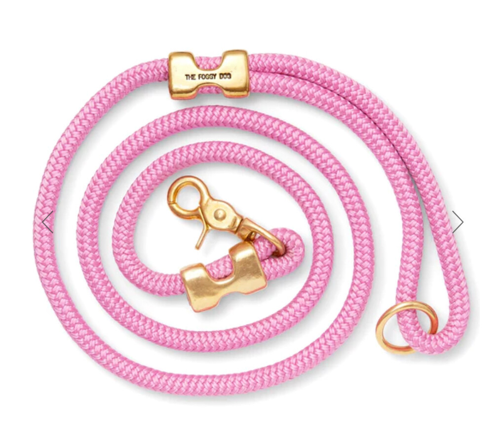 Pink Rope Leash - FD
