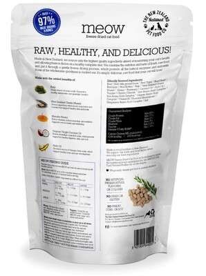 Beef &amp; Hoki Freeze Dried Cat Food - Meow