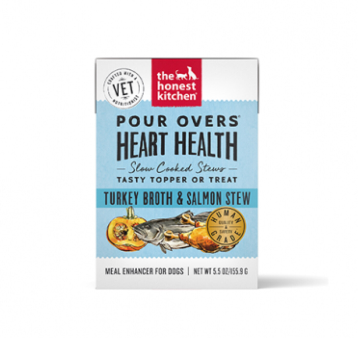 Heart Health Pour Overs - Turkey Broth & Salmon Stew - The Honest Kitchen