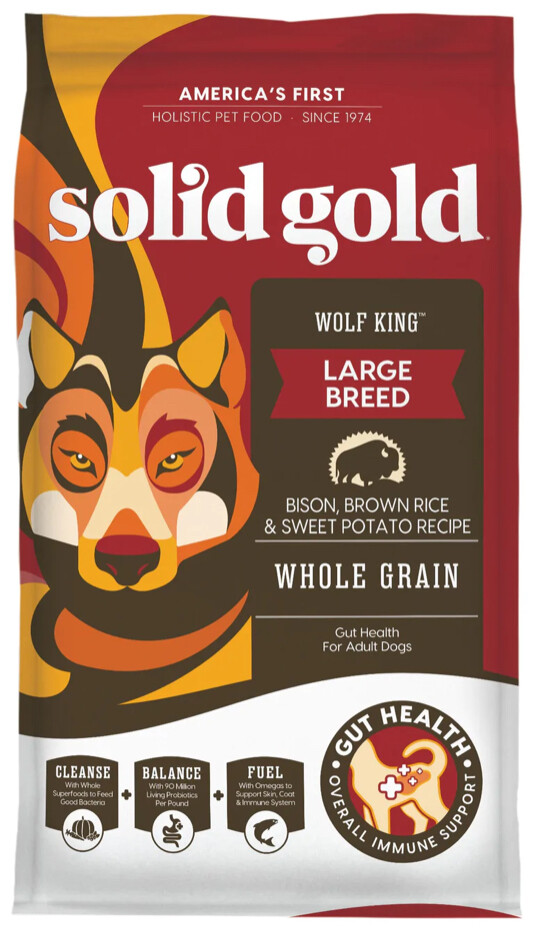 Wolf King Large Breed - Solid Gold