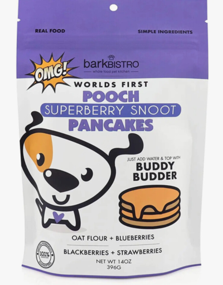 World's First Pooch Superberry Snoot Pancakes - barkBistro