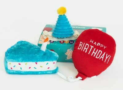 Birthday Box - Hat, Balloon, Cake Slice