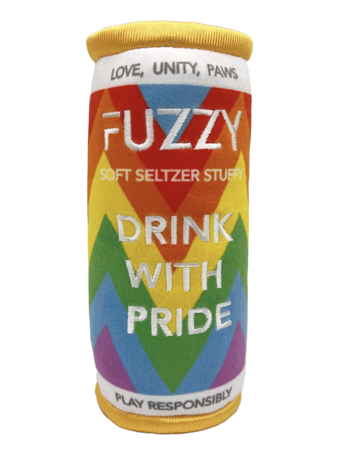 Fuzzy Drink With Pride Toy