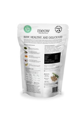 Chicken &amp; King Salmon Freeze Dried Cat Food - Meow