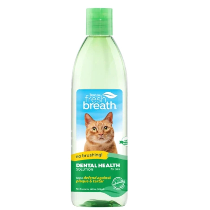 Fresh Breath Dental Health Solution for Cats - TropiClean