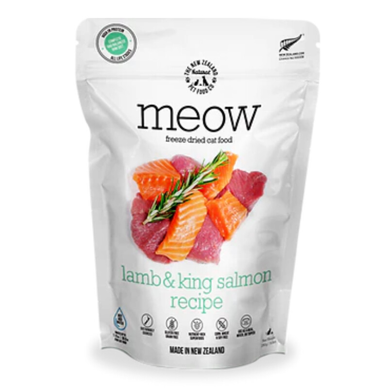 Lamb & King Salmon Freeze Dried Cat Food - Meow