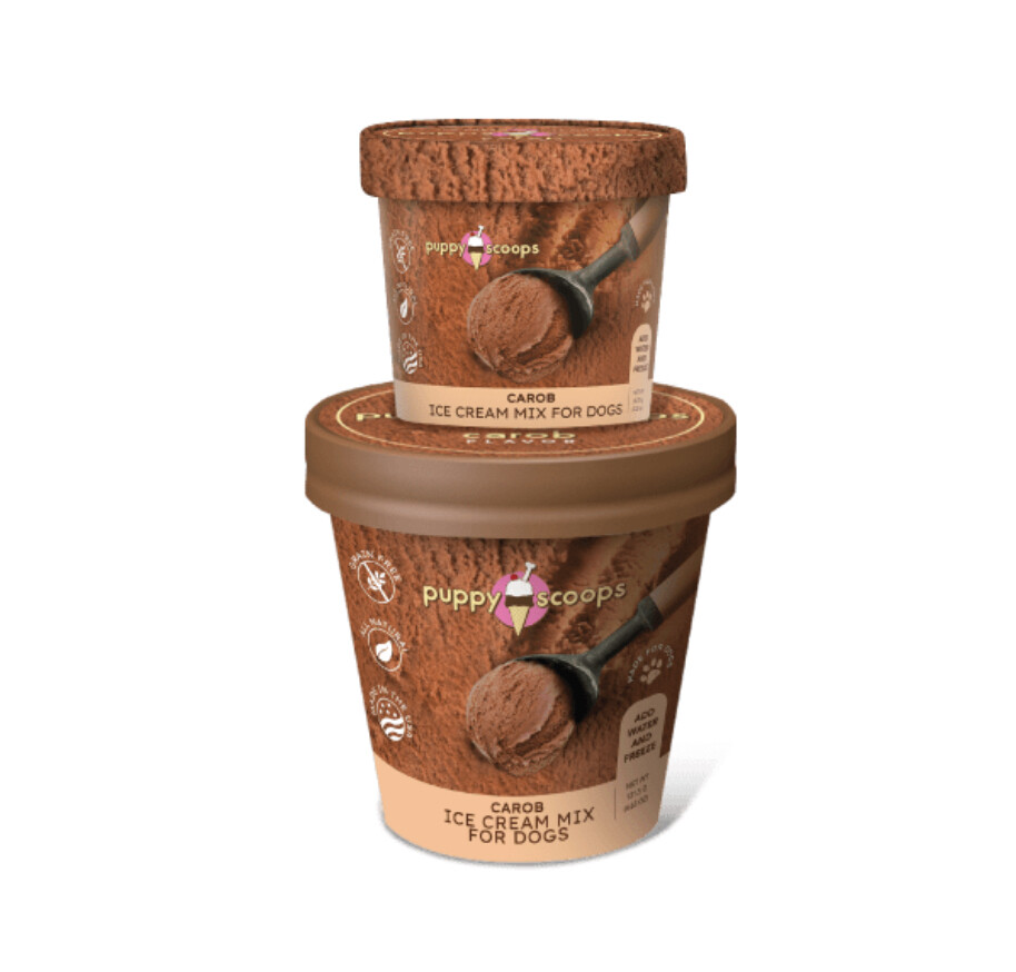 Puppy Scoops Ice Cream Mix - Carob
