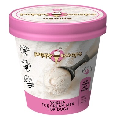 Puppy Scoops Ice Cream Mix - Vanilla