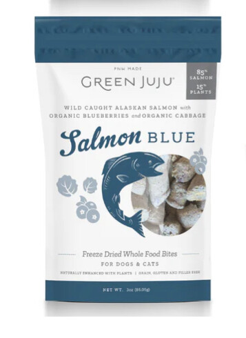 Salmon Blue Freeze Dried Bites - Green Juju