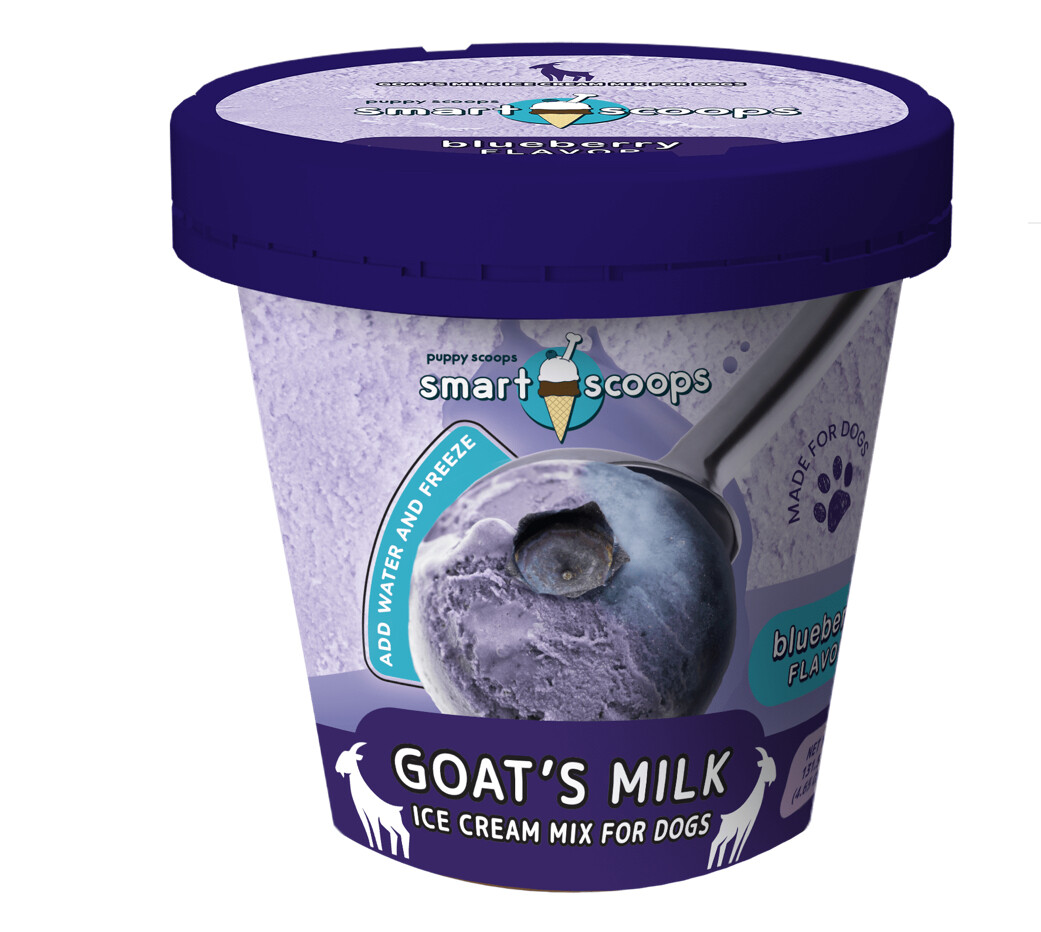 Smart Scoops Goats Milk Ice Cream Mix - Blueberry