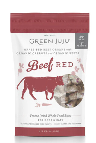 Super Red Beef Freeze Dried Topper - Green Juju