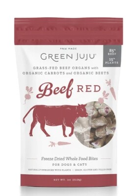 Beef Red Freeze Dried Bites- Green Juju