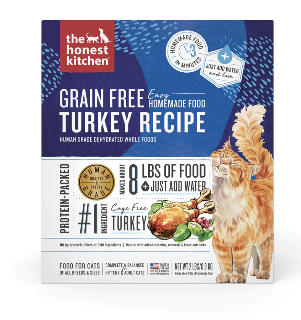 GF Turkey Dehydrated Cat Food - The Honest Kitchen