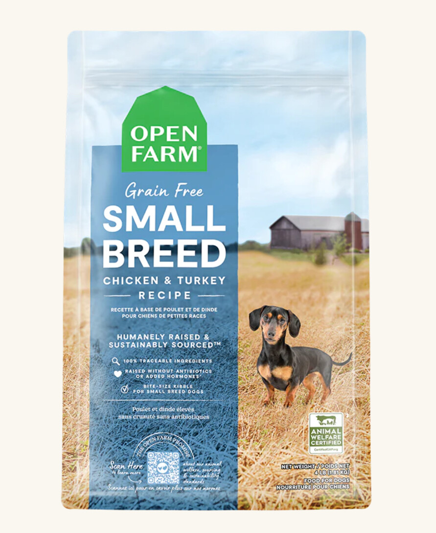 Grain Free Small Breed Recipe - Open Farm 