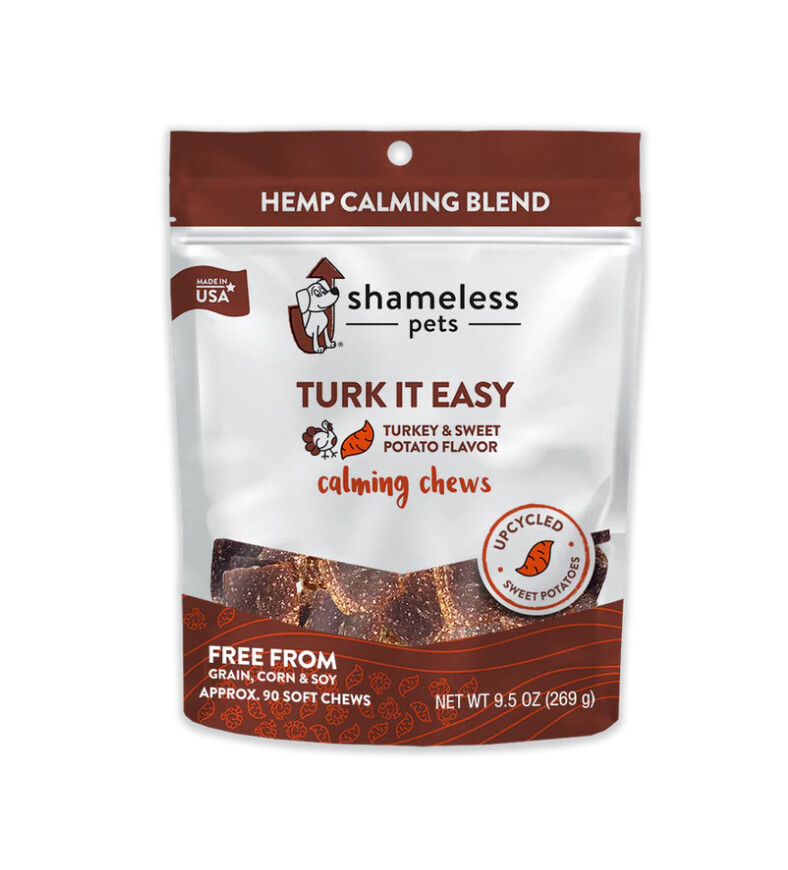 Turk It Easy - Hemp Calming Chews - Shameless Pets