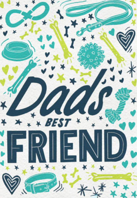 Edible Card - Dad's Best Friend