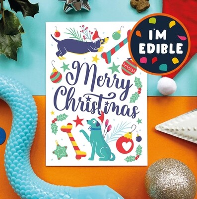 Edible Card - Merry Christmas