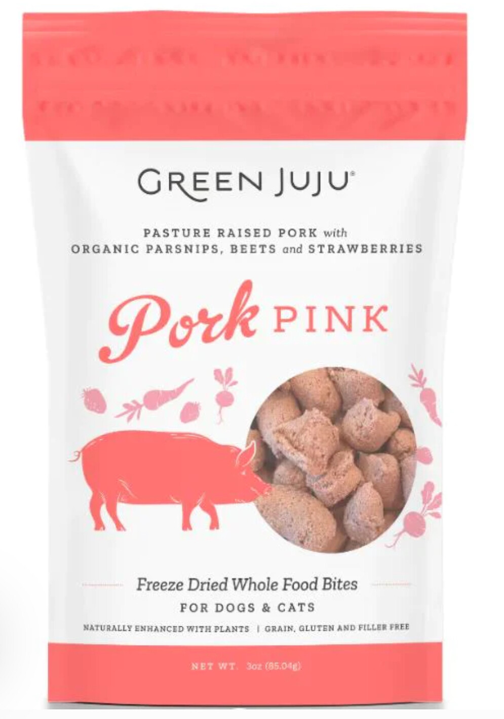 Pork Pink FD Whole Food Bites - Green Juju