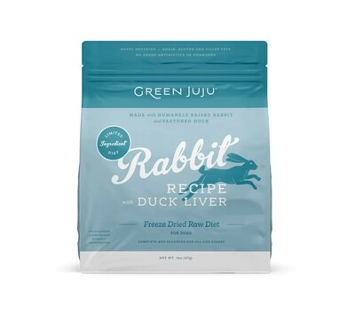 Rabbit Recipe Freeze Dried Raw Diet - Green Juju