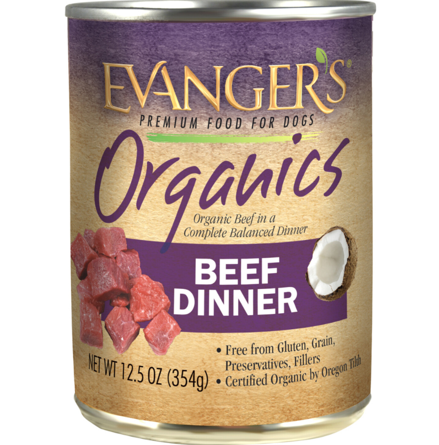 Organics Beef Dinner - Evanger's