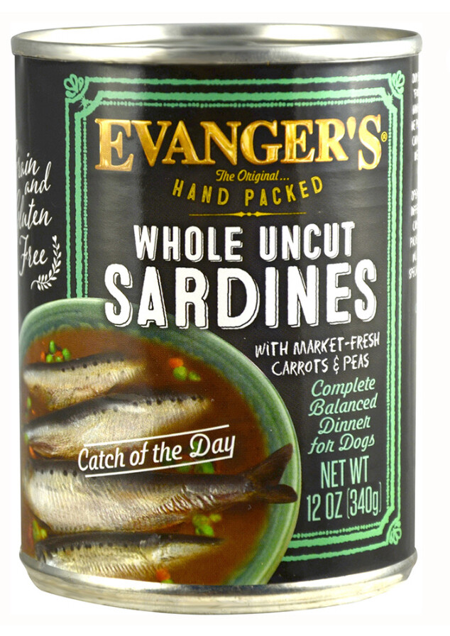 Hand Packed Whole Uncut Sardines - Evanger's