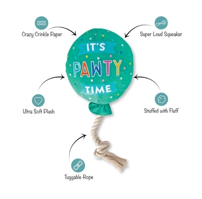It's Pawty Time Balloon Toy
