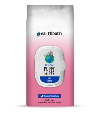Puppy Grooming Wipes - Cherry Essence - Earthbath