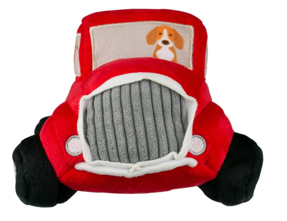 Red Truck with Snowball Toy - TT