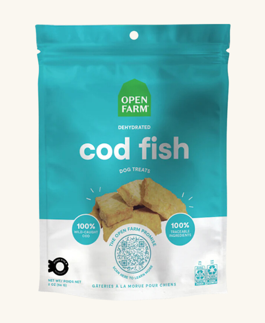 Dehydrated Cod Fish Treats - Open Farm