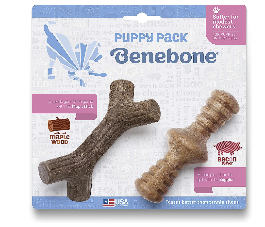 Puppy Pack Dental Chew Real Bacon/Real Wood - Benebone