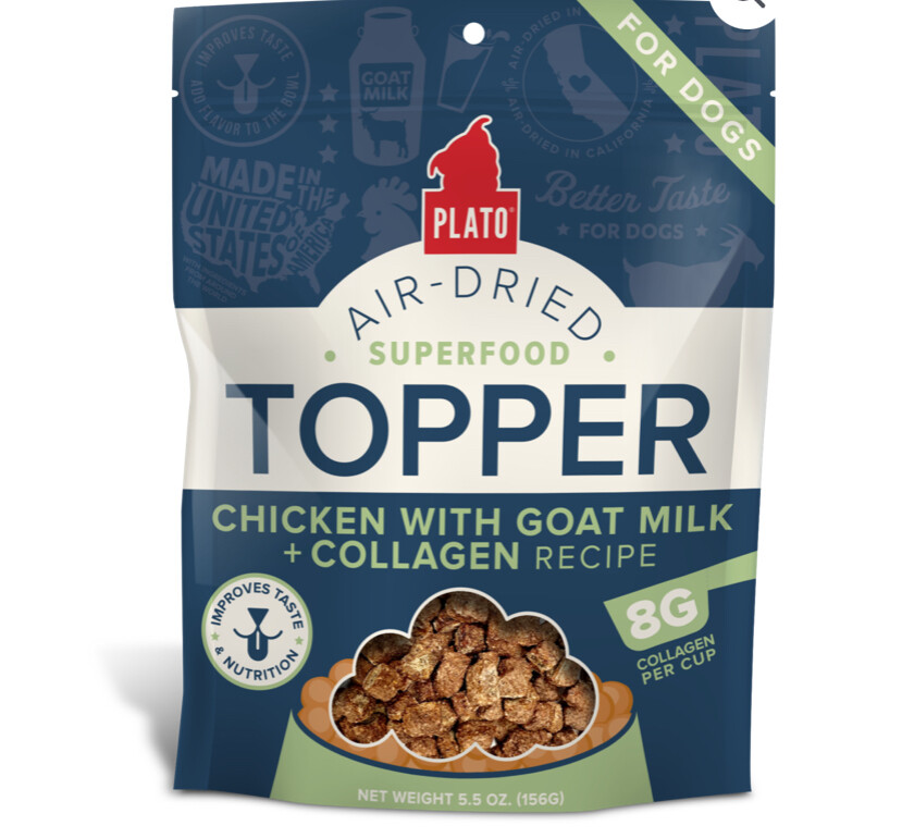 Chicken with Goat Milk & Collagen Topper