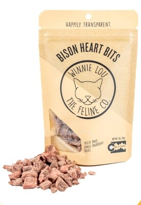 Bison Heart Bites Cat Treats - Winnie Lou