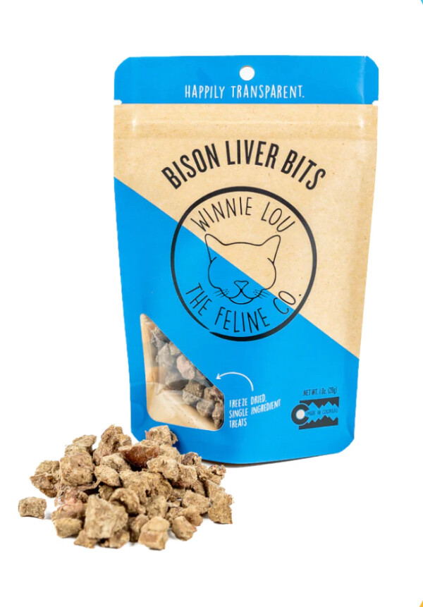 Bison Liver Bites Cat Treats - Winnie Lou