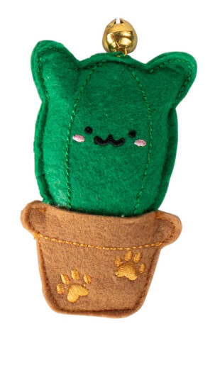 Cat Cactus With A Bell Catnip Toy