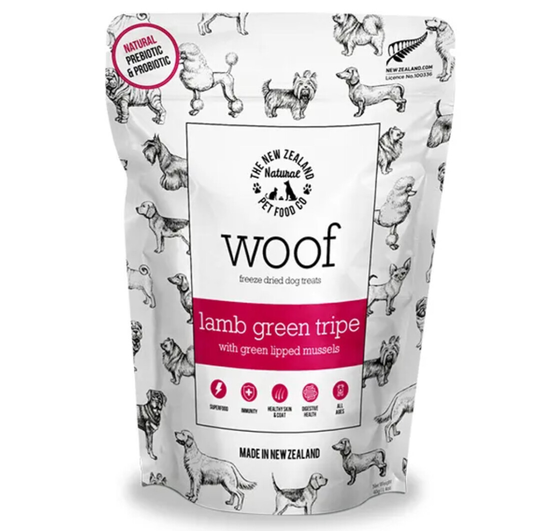 Lamb Green Tripe Treats - Woof