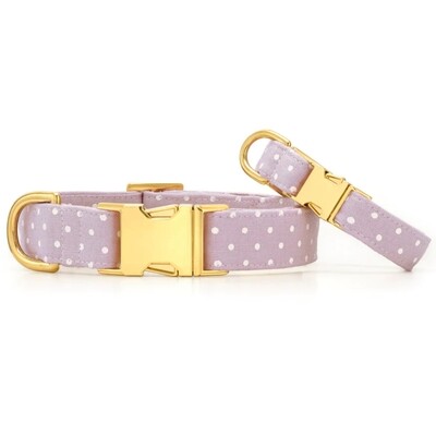 Lavender Dots Collar - FD