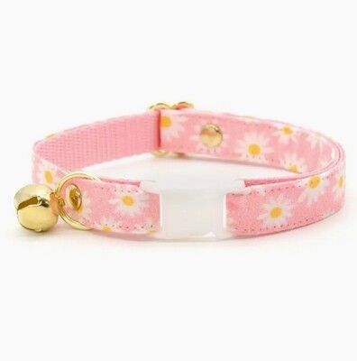 Pink Daisy Cat Collar - MBC