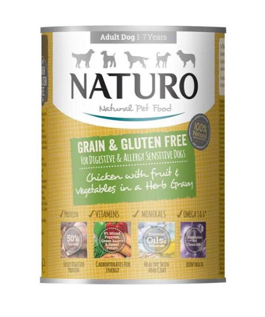 Chicken in Herb Gravy Dog Food - Naturo