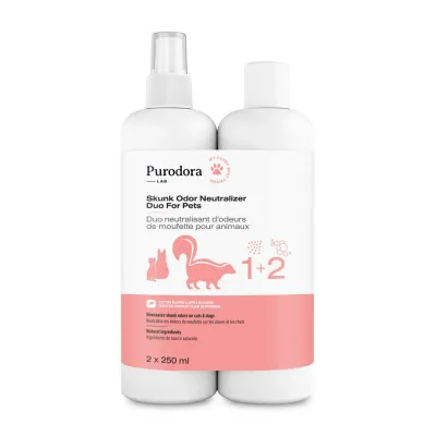 Skunk Odor Neutralizer &amp; Shampoo Duo - Purodora