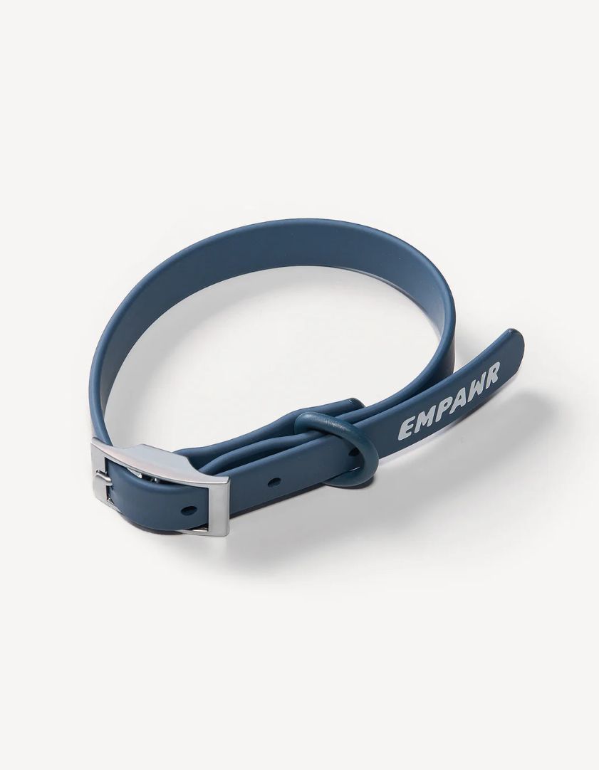 Waterproof City Dog Collar - Navy