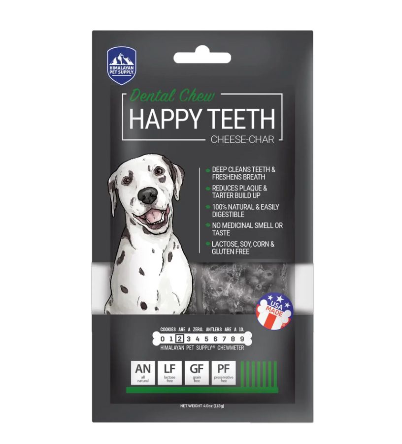 Happy Teeth Cheese-Char Dental Chew
