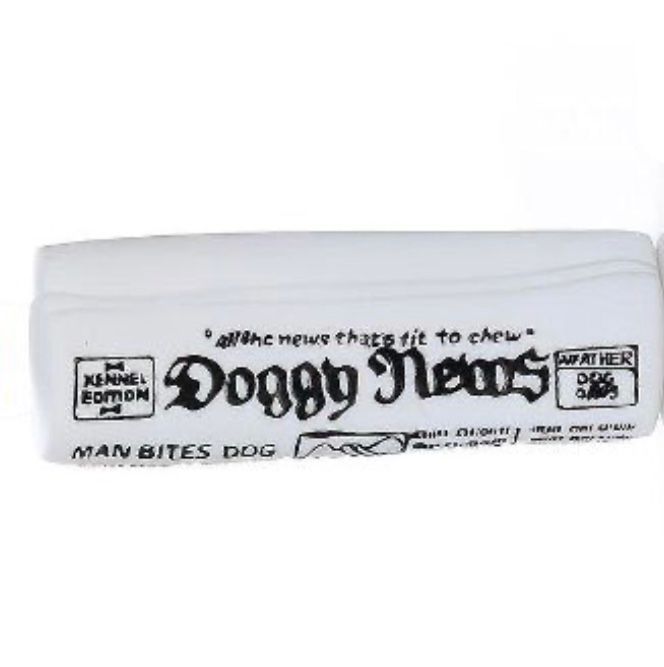 Latex  Doggy News Newspaper Toy