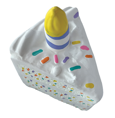 Latex Birthday Cake Slice - Sprinkles