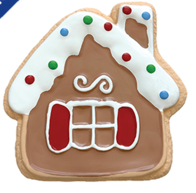 Latex Gingerbread House Cookie Toy - FFB