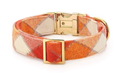 Pumpkin Spice Plaid Collar - FD
