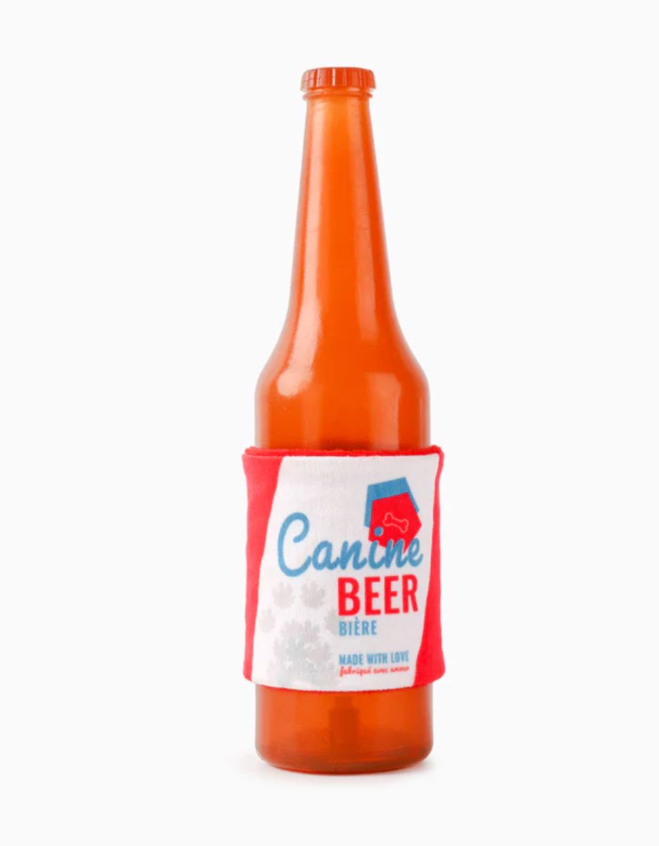 Canine Beer Rubber Bottle Dog Toy - HS