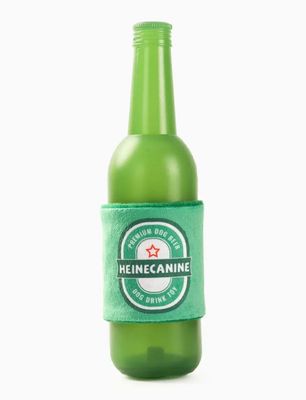 Heinecanine Rubber Beer Bottle Toy - HS